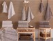 Набір 3 рушники Gursan Cotton Micro Delux, 50x90 см, Equal Set Bej