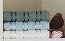 Набір рушників 3 шт Gursan Cotton Stripe Mikro Delux 50x90 (Stripe-Green)