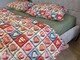 Комплект постельного белья Кантри Cotton 5D хаки с сердечками