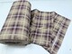 Комплект постельного белья Нави Turkish Flannel пастель в шотландскую клетку