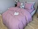Комплект постільної білизни Виноградний Turkish Flannel пилово-фіолетовий S165