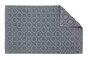 Килимок для нiг Gursan Cotton 50x80 бавовняний поштучно Grid сірий