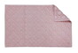 Килимок для нiг Gursan Cotton 50x80 бавовняний поштучно Grid пудра