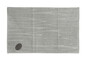 Килимок для нiг Gursan Cotton 50x80 бавовняний поштучно Stripe світло-сірий