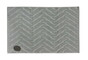 Килимок для нiг Gursan Cotton 50x80 бавовняний поштучно Wave світло-сірий