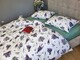 Комплект постельного белья Лавандин/Полынь, Turkish flannel
