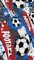 Комплект постельного белья Футбол, бязь, с красными полосами FOOTBALL