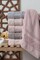 Набор банных махровых полотенец Sikel Purry Cotton Krizantem 70х140 см (6 шт.)  100 хлопок, 400 гм, Турция