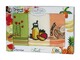 Набір кухонних махрових рушників Gursan 3 шт 30x50 см, Фрукти Organic Fruits (3ka-06)