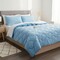 Набор NordicBlue, евро одеяло 200 x 220 см и 2 шт подушки 50 x 70 см, искусственный пух, антиаллергенный, голубой, ТМ IDEIA