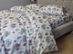 Комплект постільної білизни Новорічна Ніч Turkish Flannel 5D білий з будиночками