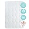 Одеяло детское 100 x 135 см в кроватку, зигзаг белое, Comfort ТM PAPAELLA