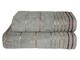 Полотенце махровое 50 x 90 см. Parisa Stripe Cotton D-272 серое ТМ Parisa Home Узбекистан