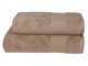Полотенце махровое банное 70 x 140 см. Parisa Terry Waffle J-403 бежевое ТМ Parisa Home Узбекистан