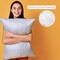 Подушка NORDIC COMFORT+ ТМ IDEIA 50 x 70 см на блискавці сірий перламутровий
