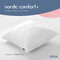 Подушка Nordic Comfort, 70 x 70 см, антиалергенне волокно, на блискавці, біла, ТМ IDEIA
