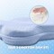 Подушка ортопедична дитяча BabyComfort 27 x 22 x 3 см, з ефектом пам’яті, блакитна у формі ведмедика, ТМ PAPAELLA