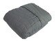 Покривало 200x220 см ArCloud ZigZag - Light grey+Gull, стьобане, двостороннє, в сумці