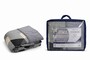 Покривало 140x210 см ArCloud ZigZag - Light greyPrinted 8208-4, стьобане, двостороннє, в сумці