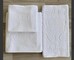Набор белых махровых полотенец 3 шт. 50 x 90 см., 70 x 140 см., коврик 50 x 70 см., Cestepe Hotel, Турция