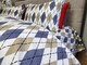 Комплект постільної білизни Ромб синій, Turkish flannel