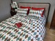 Комплект постельного белья Ромб зеленый, Turkish flannel