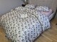 Комплект постільної білизни Шапуліпудра Turkish Flannel 5D зі сніговиками та шапками