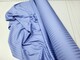 Комплект постельного белья Cornflower Blue, Страйп сатин LUX, полоска 1 см, ТМ Комфорт-текстиль