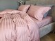 Комплект постельного белья Stripe PREMIUM, POWDER PINK 2/2см
