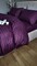 Комплект постельного белья Stripe PREMIUM, PURPLE FOAM 2/2см