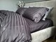 Комплект постельного белья Stripe PREMIUM, ROYAL GRAY 2/2см