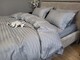 Комплект постельного белья Stripe PREMIUM, SILVER STONE 2/2см
