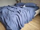 Комплект постельного белья Navy Blue, Муслин четырехслойный, 100 Хлопок, ТМ Комфорт-текстиль