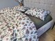 Комплект постільної білизни Ялинкихакі Turkish Flannel 5D білий з ялинками