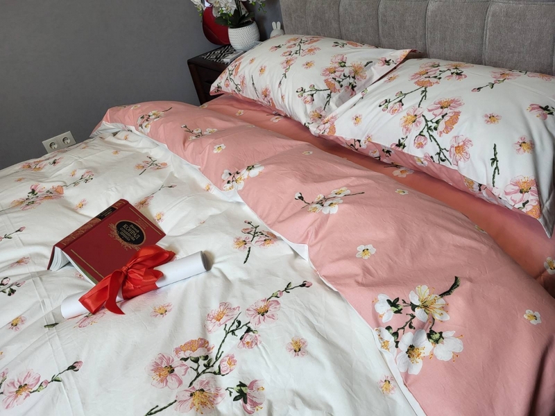 Комплект постельного белья Adagio coral, cotton - изображение 6