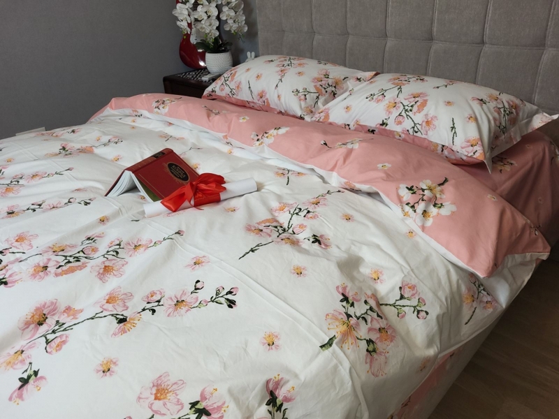 Комплект постельного белья Adagio coral, cotton - изображение 8