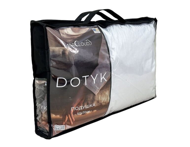 Подушка Dotyk 50 x 70 см з бортом 3,5 см, штучний лебединий пух, ТМ ArCloud - зображення 6