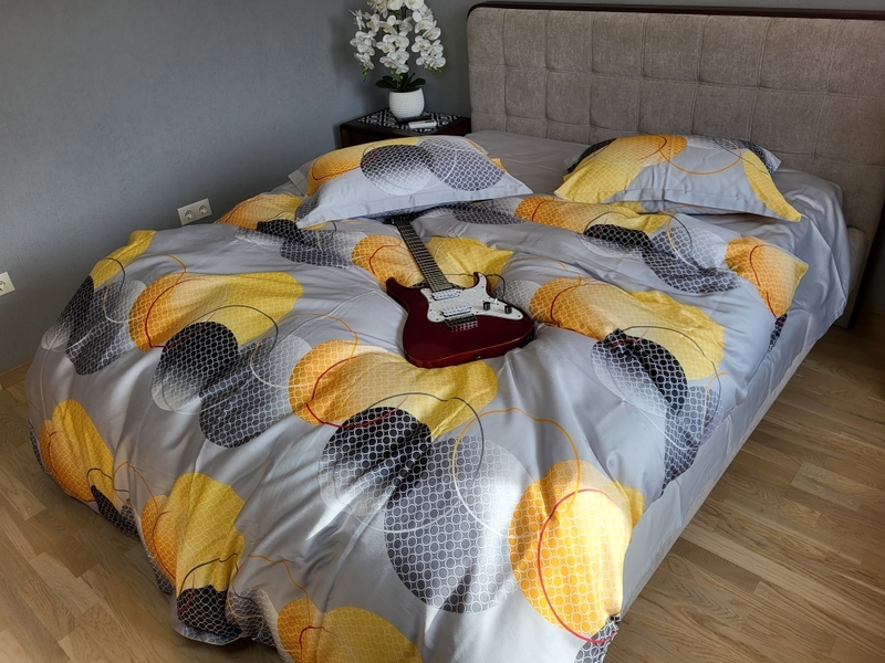 Комплект постільної білизни Cатин PREMIUM, TOLEDO GRAY - зображення 6