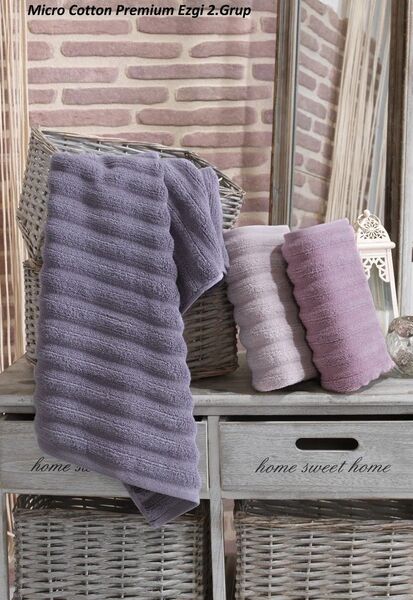 Рушники махрові Cestepe MicroCotton Delux Premium 50x90 подарункові - зображення 1