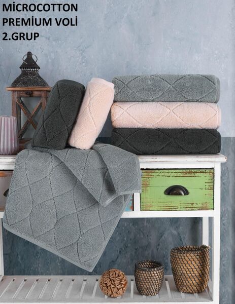 Рушники махрові Cestepe MicroCotton Delux Premium 50 x 90 подарункові - зображення 2