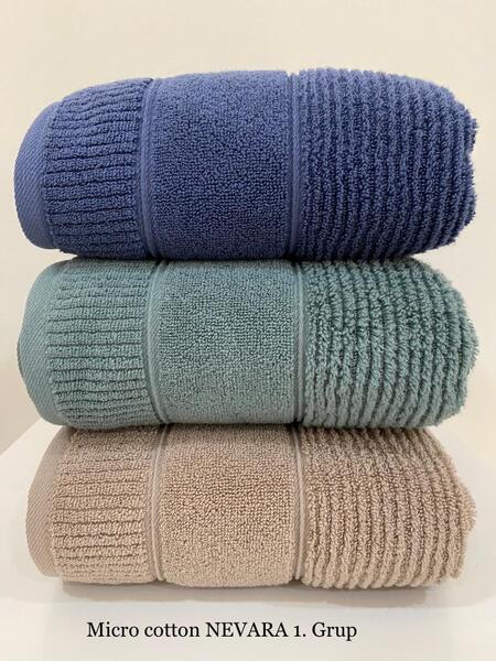 Рушники махрові Cestepe MicroCotton 3-ка 50x90 подарункові (Premium NEVARA1) - зображення 1