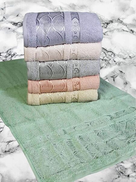 Рушники махрові Cestepe VIP Cotton 50x90 (Lines) - зображення 1