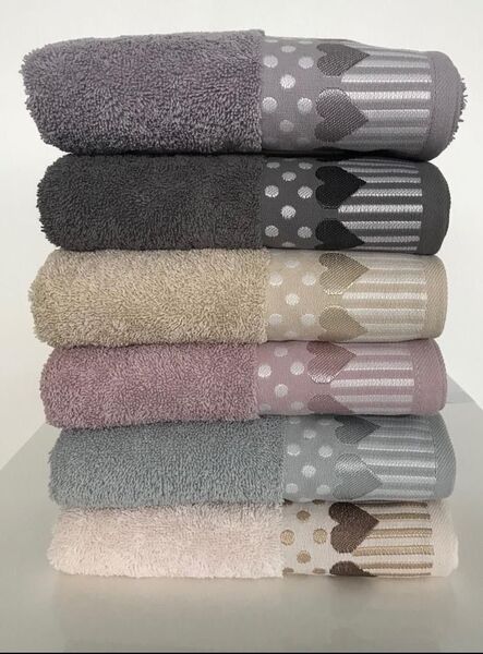 Рушники махрові Cestepe VIP Cotton 70 x 140 (Kalpli Inci) - зображення 4