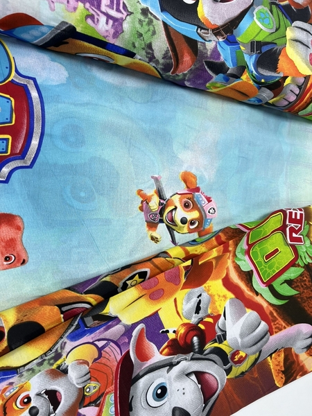 Комплект постільної білизни Щенячий патруль Діно, PAW Patrol Dino Rescue, Бязь, ТМ Комфорт-текстиль - зображення 3