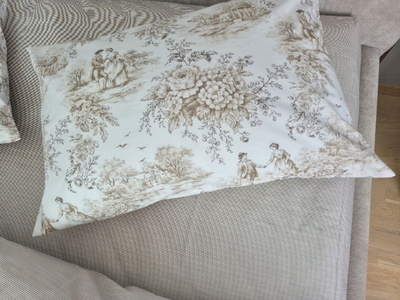 Комплект постельного белья Епоха Turkish Cotton, классический пасторальный принт - изображение 10