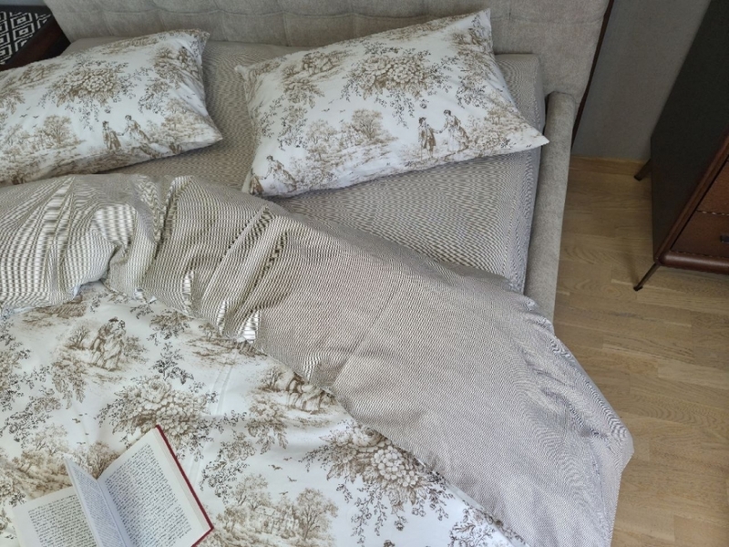 Комплект постельного белья Епоха Turkish Cotton, классический пасторальный принт - изображение 20