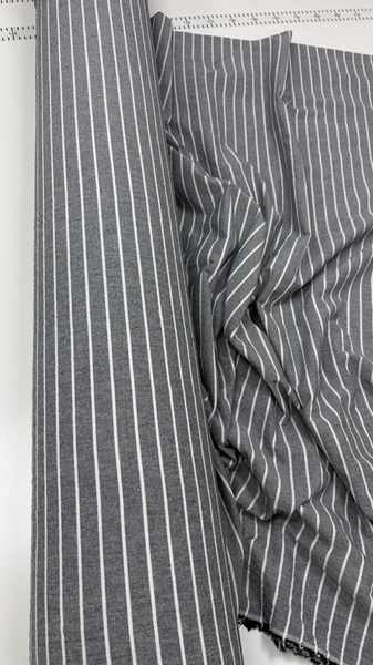 Комплект постільної білизни Favorite Washed Cotton (варена бавовна), в смужку сірий - зображення 3