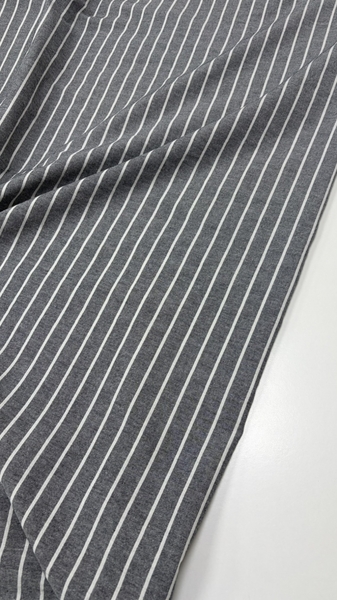 Комплект постільної білизни Favorite Washed Cotton (варена бавовна), в смужку сірий - зображення 4