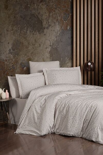 Комплект постельного белья Megan Beige, Евро, Сатин, ТМ First Choice - изображение 1