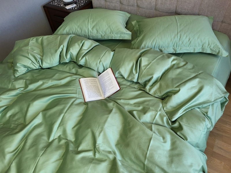 Комплект постельного белья FRESH GREENS, Turkish satin - изображение 5